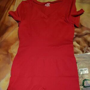 Large red jumpsuit